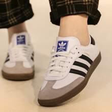 Adidas Originals SAMBA OG 男女通用休闲低帮运动鞋，时尚运动鞋，款式：B75806 - 白色 - 查看 9