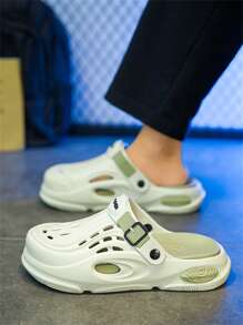 男士洞洞鞋、花园木屐、拖鞋感户外室内休闲情侣拖鞋，适合青少年夏季休闲、户外运动、度假旅行、毕业礼物、生日礼服配饰 - 拖鞋 - 查看 8