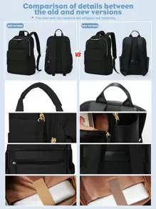 Laptop Backpack For Women Fits 14/15 Inch Laptop, Fashion Waterproof Lightweight Book Bag For Travel Work Business Teacher Nurse Computer Bag With Computer Compartment, Stylish Ladies & Girls Backpacks Purse, Daypack School Backpack For Girls, The New And Old Versions Are Shipped Out Randomly., School Supplies, School Backpack, School Bag, Backpack For School, Back To School Backpack, School Bookbag, Big Backpack, Backpack School, Back To School Bags, Large Capacity, Laptop Compartment, Portable, Perfect For Back To School, First Day Of School, Middle School, High School