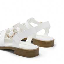 Women's Sandals Flat Ladies Sandals Wedding Summer Strappy Sandals - White - View 8