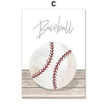 1pc Wall Arts Posters Optional Frame Modern Frameless Football Basketball Baseball Golf Sport Wall Art Canvas Painting Poster Pictures Room Decor Teen Room Decoration - Multicolor - View 20