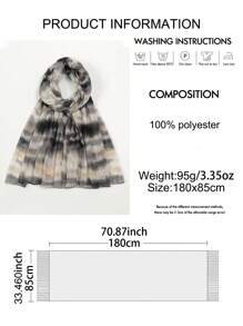 1 pièce Nouveau foulard dégradé balinais d'été pour femmes, foulard musulman fin et élégant pour les cheveux, écharpe longue pour la vie quotidienne, les voyages, la photographie, la protection solaire. Cadeau de festival familial