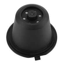 6 Plastic And Stainless Steel Refillable Coffee Capsule Filter Basket Replacements, Cup Filters, Reusable Capsules, Refill Design - Black - View 9