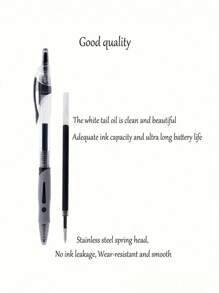 20/10/6/2pcs,Retractable Gel Ink Ballpoint Pen Set,Black/Red/Blue Ink Ballpoint Pen,Special Pen For Writing Exams,Design Fine Liner Pen For School, Office And Home Business Back To School
