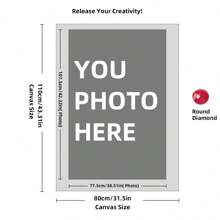 Custom Diamond Painting Kit For Adults – Personalized Non-Woven Diamond Art – Create Your Own Diamond Dotz Craft From Photo – Unique Anniversary, Birthday, Women Gift – Home Decor DIY Project,Multi-Functional,Adjustable, ,Ornamental,Reusable,Exquisite,Adorable,High-Quality,Modern,Colorful,Cute,Comfortable,Stylish,Custom,Personalized,Unique,Ideal Gifts For Him,Ideal Gifts For Her,Boyfriend,Girlfriend,Dad,Mom,Family,Friends,Son,Daughter,School Students,Office,Tea Room,School,Home,Home Refresh