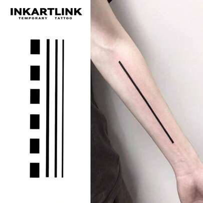  INKARTLINK革命性技术纹身，半永久纹身，平行线臂章纹身，逼真纹身，临时纹身，防水，真实纹身外观，小众设计纹身，水果纹身，植物纹身