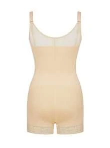 Shape Wear European And American Mesh One-Piece Shapewear With Waist Cinching, Abdominal Tightening, Hip Lifting, And Body Hugging Waist Trainer Corset Gym Accessories - Apricot - View 3