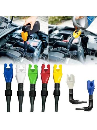 قابلة للطي للسيارة النارية للوقود التزود بالبنزين ، أداة نقل النفط البلاستيكية | مقاس: أزرق