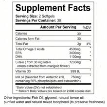 120 Softgels - 3400 Mg EPA 1100 Mg DHA - Fish Oil Softgels, Omega 3 Supplement - 1 Bottle - 查看 2