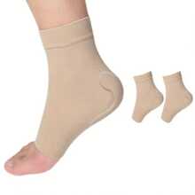 1 paio di calzini con compressione e imbottitura in gel, calzini alla caviglia antiscivolo con assorbimento degli urti e cuscinetto, calzini sportivi per uomo e donna, accessori da palestra