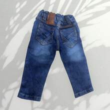 Pantalón de mezclilla para niño - Azul - Ver 2