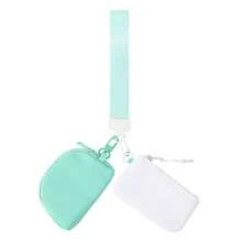 2 新款女士二合一证件零钱收纳包，女士便携式双包腕带钱包 - 彩色 - 查看 9