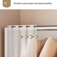 1pc Wardrobe Organizer, Simple Assembly Dust-Proof Clothes Storage Cabinet Rack, Suitable For Rental Home - Multicolor - View 9