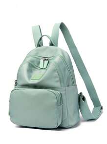 Mochila versátil de múltiples compartimentos, diseño multifuncional simple y práctico