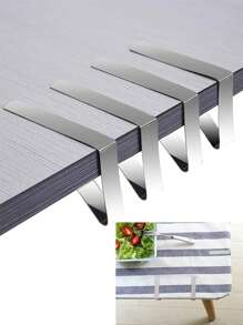 6pcs/12pcsDurableStainlessSteelTableclothClips,EssentialForHolidays,Parties,AndCelebrations