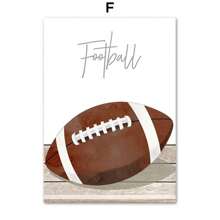 1pc Wall Arts Posters Optional Frame Modern Frameless Football Basketball Baseball Golf Sport Wall Art Canvas Painting Poster Pictures Room Decor Teen Room Decoration - Multicolor - View 40