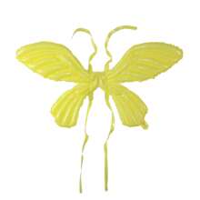 1pc Inflatable Angel Wings Foil Balloon, Colorful Butterfly Backpack Decor, Wholesale For Party, Night Market,
