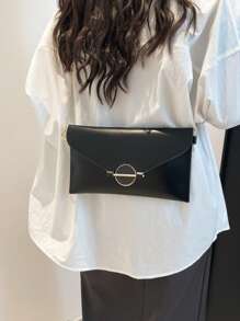 Fashion Handbag, Envelope Bag, Portable Tote Bag, Contrasting Colors, Fashionable Handbag, Change Key, Shopping Handbag, Good-Looking - Multicolor - View 11