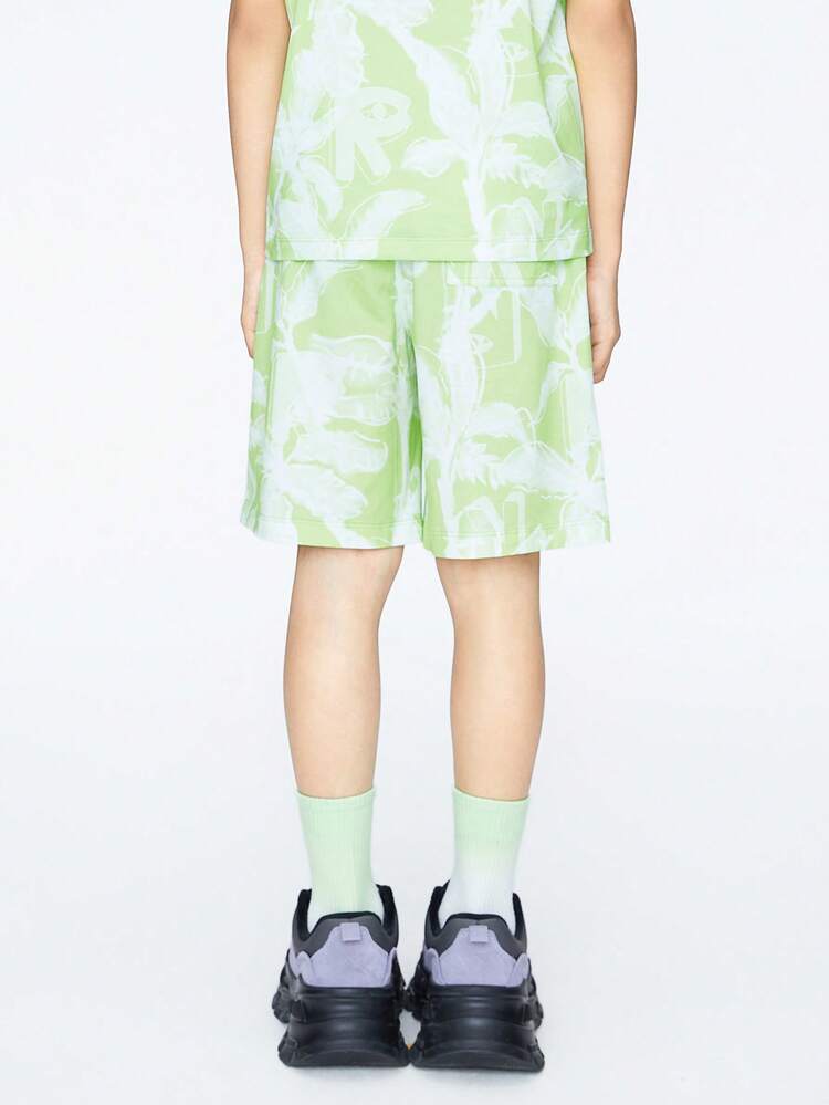 Annil Kids' Wear For Boys Big Kids Knit Shorts Summer - Green - View 2