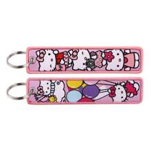Sanrio 1st Hello Kitty & Animal Theme Sleutelhanger Set: Meerdere ontwerpen, levendige kleuren, duurzaam materiaal, geschikt voor verzameling en dagelijks gebruik, voegt persoonlijke charme toe! Perfecte cadeaukeuze, straalt zoete aura uit!
