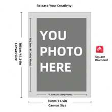 Custom Diamond Painting Kit For Adults – Personalized Non-Woven Diamond Art – Create Your Own Diamond Dotz Craft From Photo – Unique Anniversary, Birthday, Women Gift – Home Decor DIY Project,Multi-Functional,Adjustable, ,Ornamental,Reusable,Exquisite,Adorable,High-Quality,Modern,Colorful,Cute,Comfortable,Stylish,Custom,Personalized,Unique,Ideal Gifts For Him,Ideal Gifts For Her,Boyfriend,Girlfriend,Dad,Mom,Family,Friends,Son,Daughter,School Students,Office,Tea Room,School,Home,Home Refresh