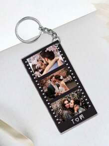 1 Stück personalisierter Foto-Schlüsselanhänger, personalisierter Foto-Anhänger, einzigartiges Souvenir, personalisierter Foto-Schlüsselanhänger, Geschenk für Freunde, Familie, Geburtstagsgeschenke, Ostergeschenk, Valentinstags-Geschenk, personalisierte, individuelle Geschenke, Paar-Geschenke, geeignet für Zuhause, Büro, Autoschlüssel usw., Valentinstag Geschenk für Männer, Freund-Geschenk, personalisiertes Accessoire, Rucksack-Anhänger