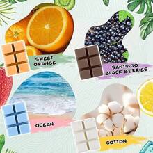 1 支 2.5 盎司（约 71 克）多用途香氛蜡烛，实用方形六格包装。蕴含菠萝、黑莓、薰衣草等多种香氛。8 种独特颜色可选，尺寸为 3 英尺 x 3 英尺（约 91 厘米 x 91 厘米）。 - 彩色 - 查看 4