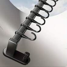 Appendiutensili da cucina, supporto da parete per utensili da cucina, set organizzatore e porta padelle e pentole con gancetti scorrevoli silenziosi, colore nero e grigio, adatto per cucina e ristorante