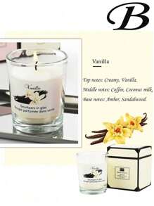 1 支装透明杯香薰蜡烛，适用于卧室香薰、家居装饰 - 彩色 - 查看 4