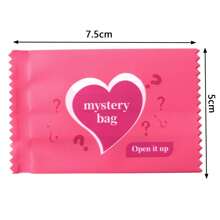 100/200pcs/Pack Plastic Heart & English Letter Blind Box Empty Gift Bags, Cute Party Supplies, DIY Jewelry Packaging - Blind Box Empty Bag - View 10