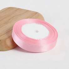 1pc Black Green Ribbon Handmade DIY Rose Flower Ribbon 21meters Long Polyester Webbing Packaging Webbing, Home Decor, Scene Decor, Theme Party Decor