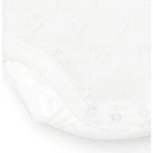 Babidu Body pour bébé avec fines bretelles, motif cœurs ajourés, 100% coton fabriqué en Espagne par Babidu | Body de haute qualité pour enfants, doux et respirant