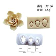 Creative 3D Flower Petal Ornament Earring Pendant Making Soft Clay Mold Clay Knives Polymer Clay Earring Making DIY Mold Tools Polymer Clay Knives Polymer Clay Cutter