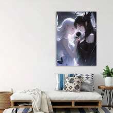 Framed 1pc Wooden Framed Artistic Abstract Pa T G Canvas Pa T G (2)Thickness 2.25cm/ 0.9 , High Quality Wall Art Pr Ts Poster, Direct Hang G Wall Picture, Decor For Home Gifts, Liv G Room, Bathroom, Bedroom, Kitchen