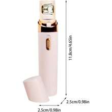Lumisylk Pro Facial Epilator Waterproof Painless Hair Removal Device For Women, Rechargeable Battery, IPX5 Rated, Gentle On Skin, Portable Design For Face, Legs, Underarms, Includes USB Cable And Eyebrow Trimmer - Nhiều màu - Xem 7