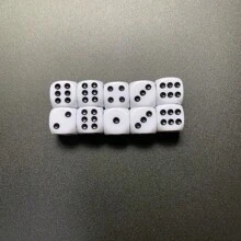 Easytoday 100pcs/Set 16mm/0.63inch 10 Colors Acrylic Dot Dice, Perfect For Board Games, Parties, Entertainment, Bars - Multicolor - View 7