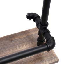 YUNRUX Glass Wine Rack Vintage Wall Bar Wine Rack Wine Bottle Holder Wall Bottle Rack