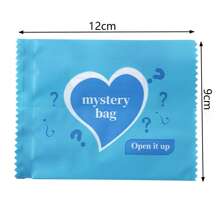 100/200pcs/Pack Plastic Heart & English Letter Blind Box Empty Gift Bags, Cute Party Supplies, DIY Jewelry Packaging - Blind Box Empty Bag - View 12