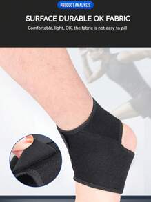 1 件运动踝部支撑套，透气可调节压缩踝部护具，适用于篮球、足球