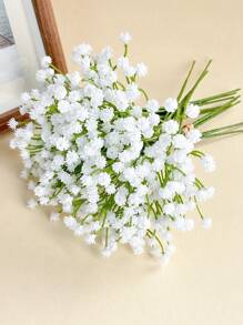 Set de 3/6/9 piezas de flores artificiales de Nomeolvides, estilo nórdico, flores falsas para decoración de dormitorio, sala de estar, comedor, hogar y jardín, decoración de boda, decoración de jarrón, decoración primaveral. Regalo de cumpleaños y graduación.