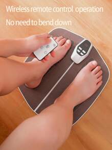 1pc EMS Foot Massager, Pulse Foot Massager, Microcurrent Leg Massager - 8 Modes 32 Intensities, Portable Leg Massager With USB Charging, Relaxes Foot And Leg Muscles, For Home, Travel And Office Use