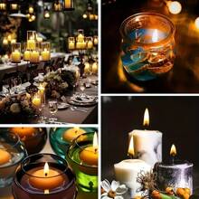 Candle Cotton Wicks 4 Inch 200/100/50pcs Short Candle Making Wicks For Making DIY. - Multicolor - View 5