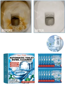 5/12/16 Piezas de Tabletas Efervescentes Automáticas para Limpieza de Inodoro, Tabletas Efervescentes Automáticas para Desodorizar y Descalar Inodoros