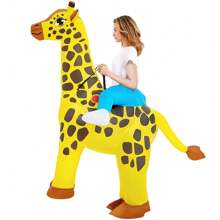 Inflatable Costume Adult,Ride On Giraffe Costume Adult Inflatable Halloween Costume Women Adult Size,Blow Up Costumes For Adult Halloween Costumes Party