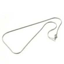 5pcs/Bag Fashionable Stainless Steel Snake Chain Necklace With Lobster Clasp And Extension Chain, Good For Making Diy Jewelry, Semi-Finished Chain - Silvery 5pcs - View 6