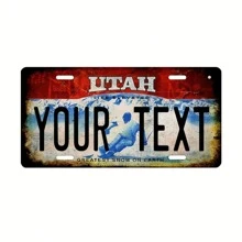 Custom Vintage Metal Plaque Sign - Personalized Text For Home, Cafe, Restaurant, Bar & Wall Decor - Durable, Dustproof & Waterproof, Universal Holiday Gift, No Electricity Required, 6"X12"