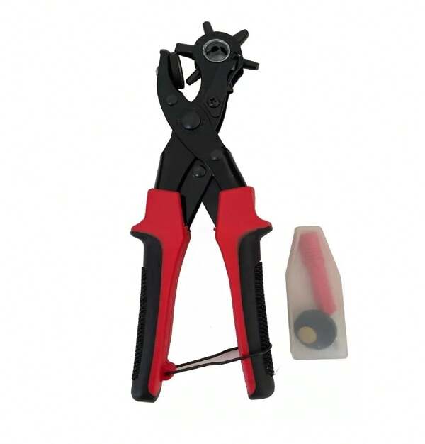 Alicate Perfurador de Couro para Serviço Pesado Profissional - Ferramenta Perfuradora de Cinto em 6 tamanhos