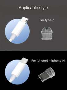 1pc Mini Turtle Design Dust Plug, DIY Pendant Accessory, Compatible With IPhone & Type-C Charging Ports - Multicolor - View 5