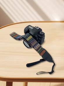 Sangle d'épaule de style rétro réglable pour appareils photo DSLR et sans miroir. Accessoires de photographie mode pour appareils photo