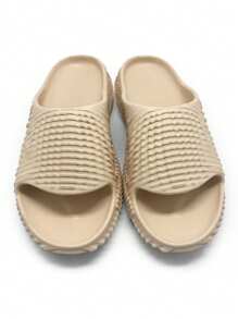 Men's Casual Comfortable Slippers For Daily Wear And Home Use - Beige - View 2